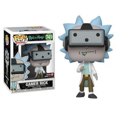 Фигура Funko POP! Animation: Rick and Morty - Gamer Rick (with VR) (Special Edition) #741